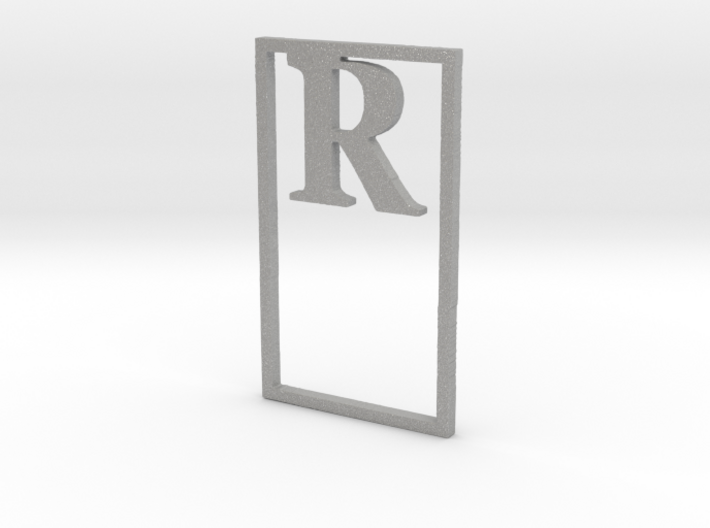 Bookmark Monogram. Initial / Letter R 3d printed