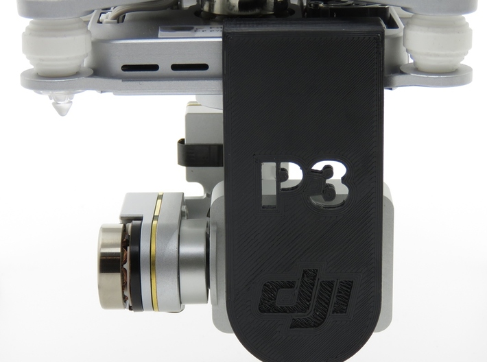 DJI Phantom 3 Lens Cover & Gimbal Lock by HEROPRIN 3d printed 