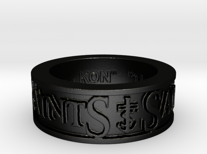 Saints member Ring Size 11 3d printed
