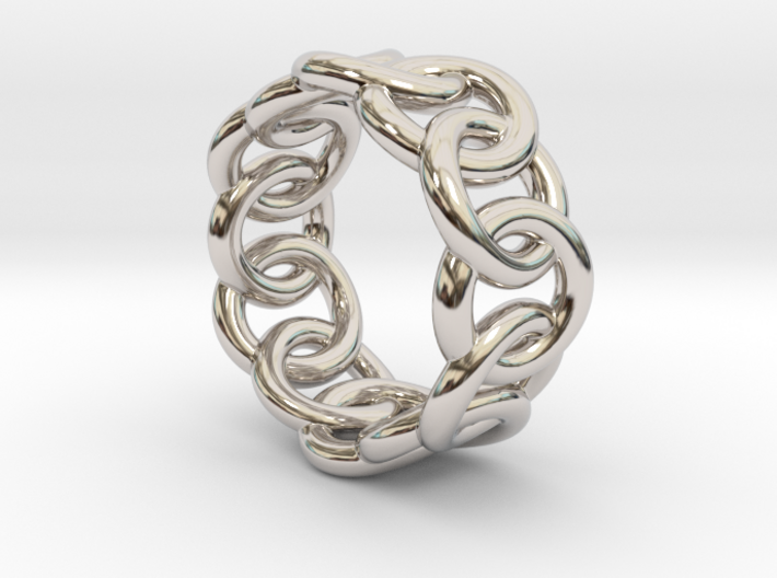 Chain Ring 17 – Italian Size 17 3d printed