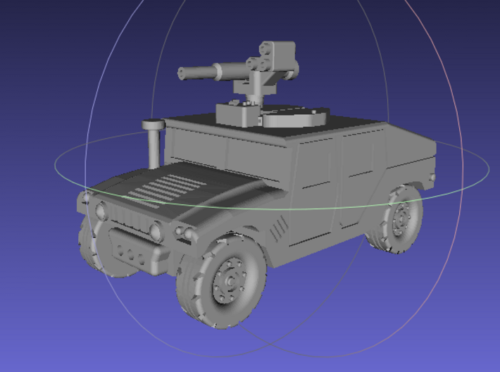 1/144 Humvee TOW (Single Pack) 3d printed