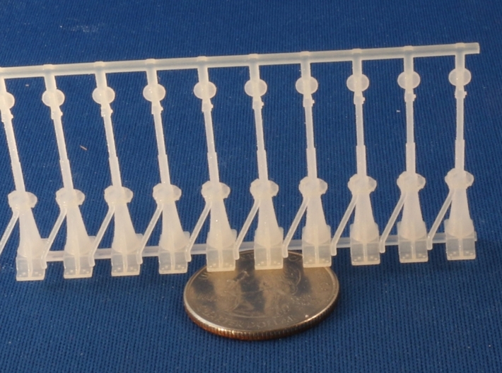 S Scale Canadian National Switch Stands X10 3d printed 
