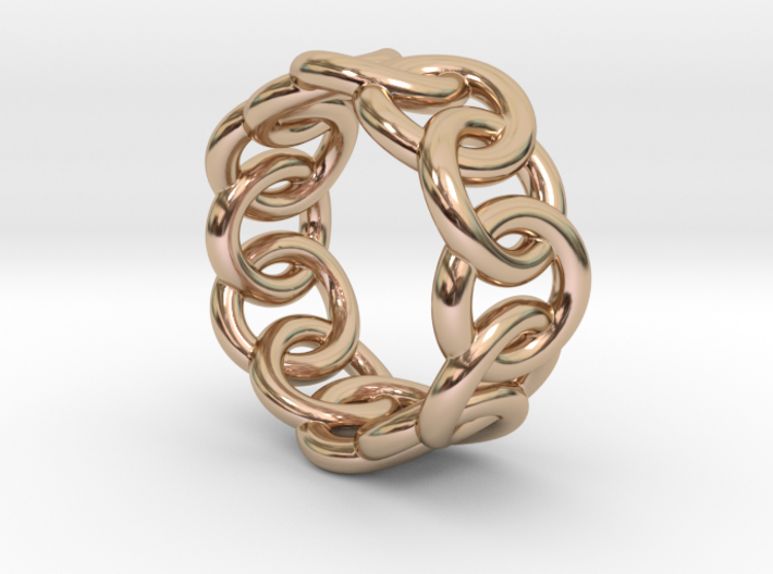 Chain Ring 19 – Italian Size 19 3d printed