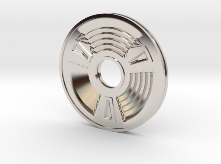 Concentric Coin 3d printed