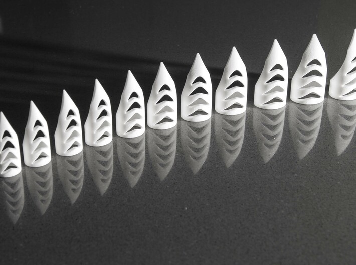 Cat's claw - width 13 mm 3d printed 10 different sizes available