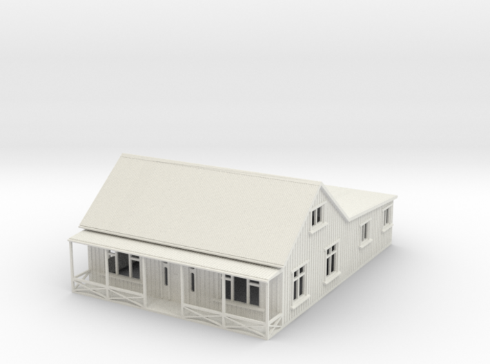 Nscale cottage with veranda 3d printed