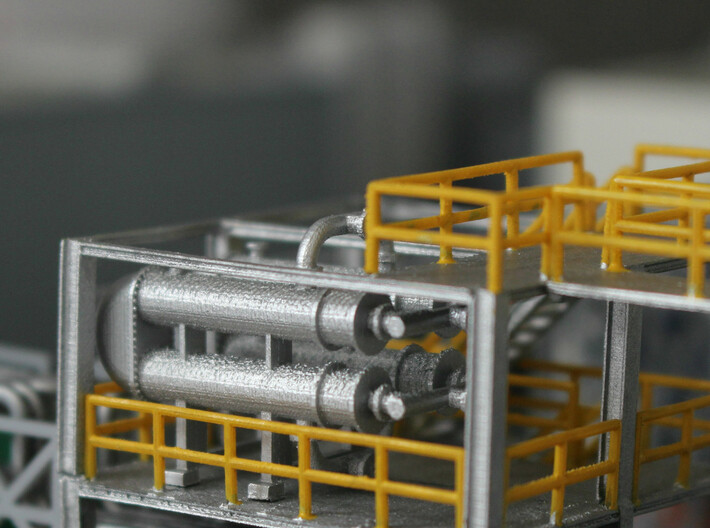 N Scale Heat Exchanger #3 Double 3d printed