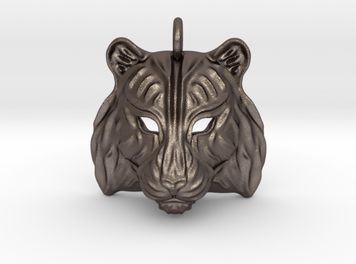 Tiger Pendant 3d printed 