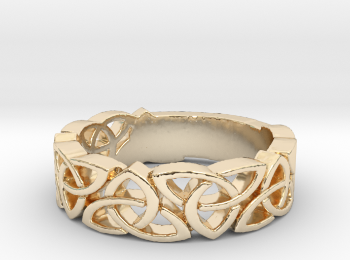 Celtic Ring Size 7.25 3d printed