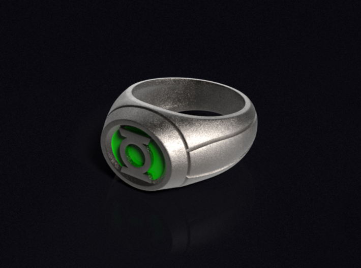 Green Lantern Ring 3d printed 3D render of the ring. Does not come with enamel paint applied.