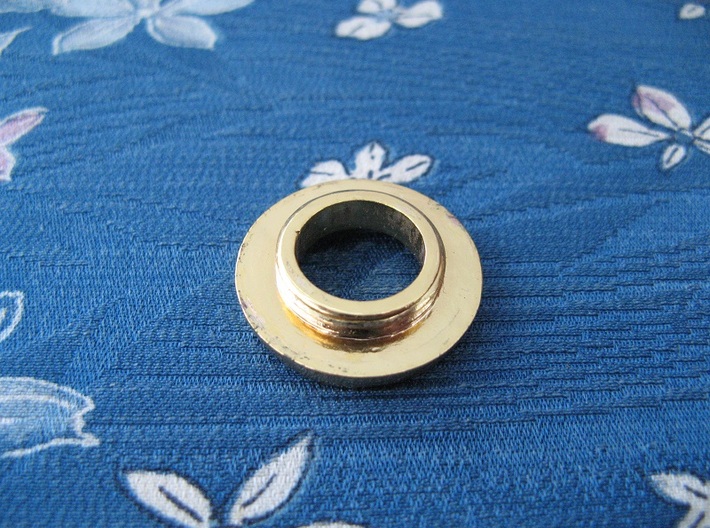 Ag Torch: Brass Tail Ring (4 of 4) 3d printed 