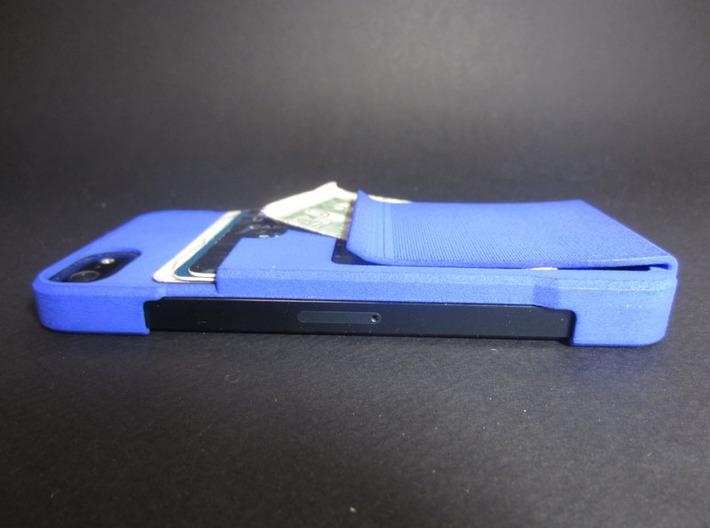 minsleekcase iphone 5 wallet case w/ money clip 3d printed 