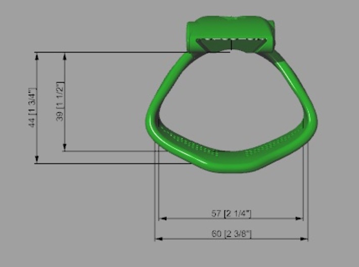 Special KHD X3 espresso Ring Middle 35-40mm 3d printed 