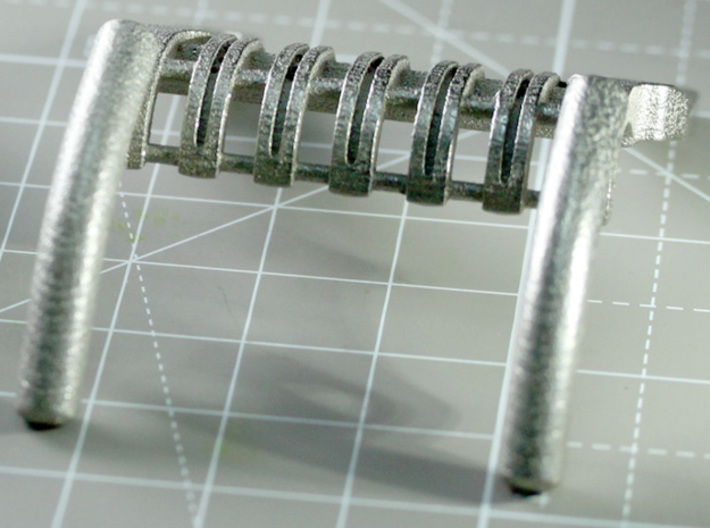 Sand Scorcher Nerf Bars 3d printed Nickel plated steel