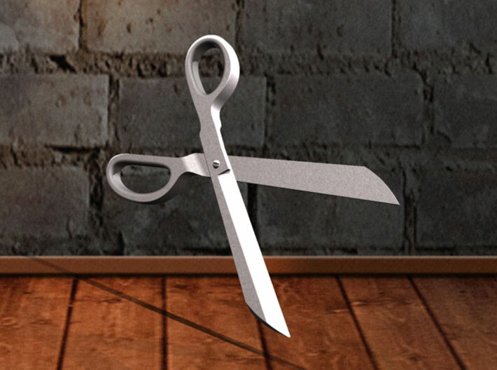 Scissors Pendant 3d printed