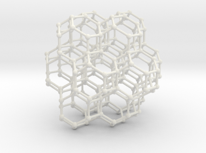 Bitruncated Cubic Honeycomb Sacred Geometry 80mm 3d printed