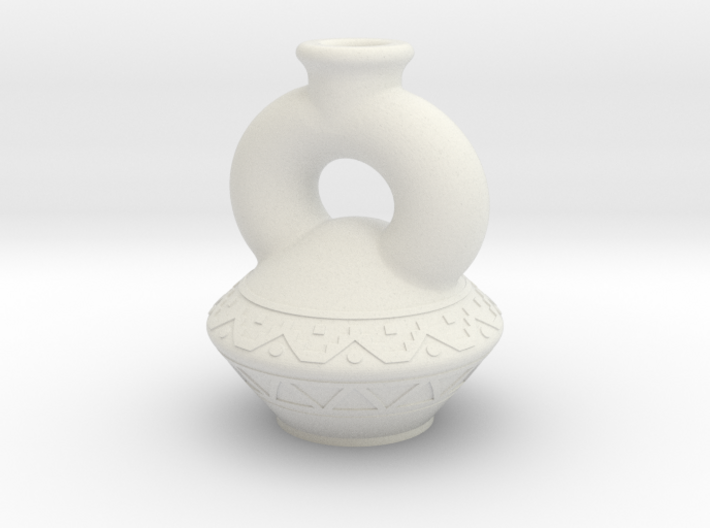 (1/4 Scale) Peruvian themed bottle 3d printed 