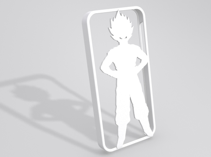 Goku iPhone 5 case 3d printed Sample render