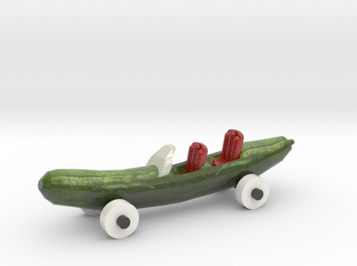 Cucumber Car - Large 3d printed 