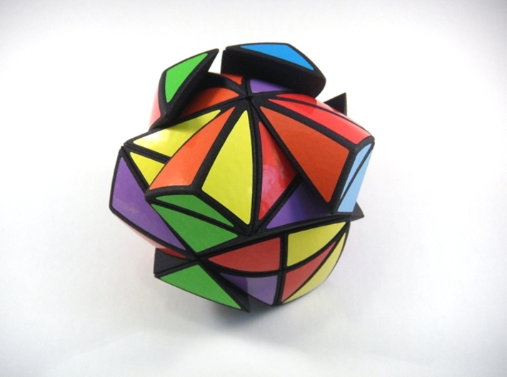 Tetracopter 12 Puzzle 3d printed Fully Scrambled