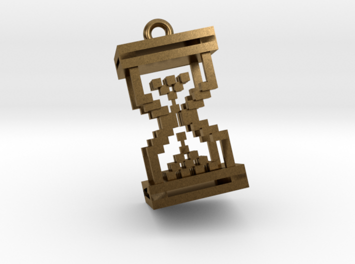 Old Loading Cursor Keychain - 25mm 3d printed