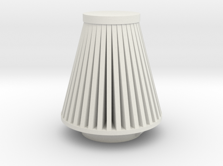 Cone Air Filter 1/12 3d printed
