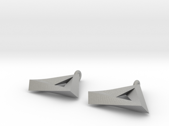 Penrose Triangle - Earrings (17mm | 2x mirrored) 3d printed