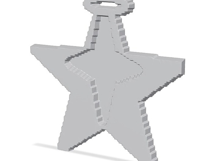 star in star pendant 3d printed