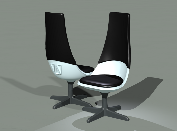 TOS 2.0 Chair - 1/32 Bridge Model 3d printed