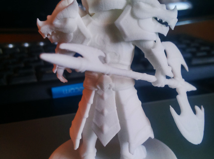 Laika Fire Knight 3,5 inches Tall 3d printed 