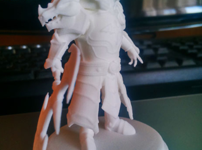 Laika Fire Knight 3,5 inches Tall 3d printed 