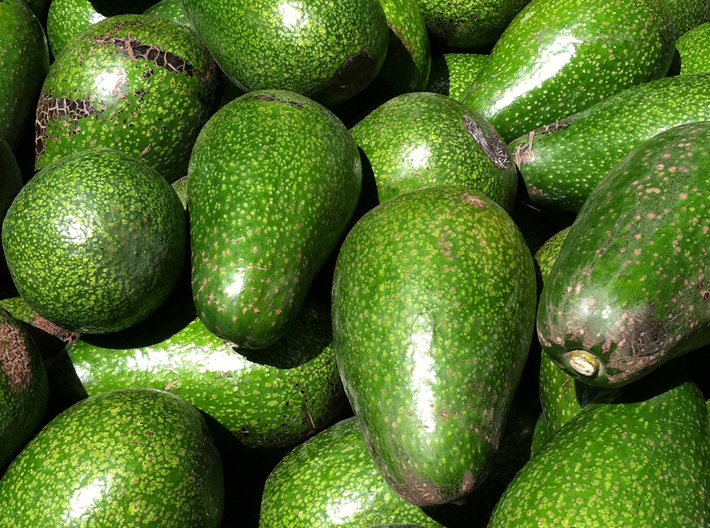 Poly Avocado Jewel (Pulp HALF) 3d printed Avocados
