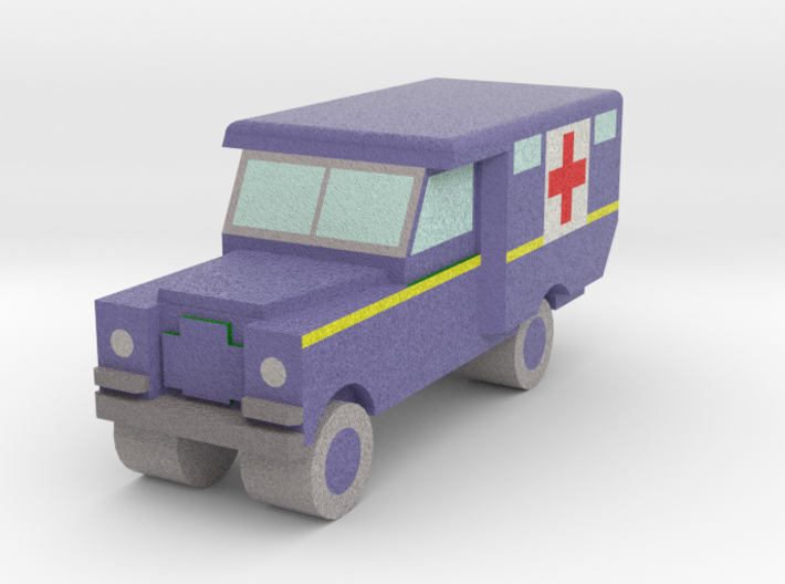1/152 Land Rover S2 Ambulance x1 - RAF Blue 3d printed