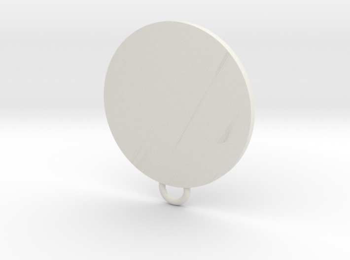 Interplanetary parcel service Fan Keychain 3d printed