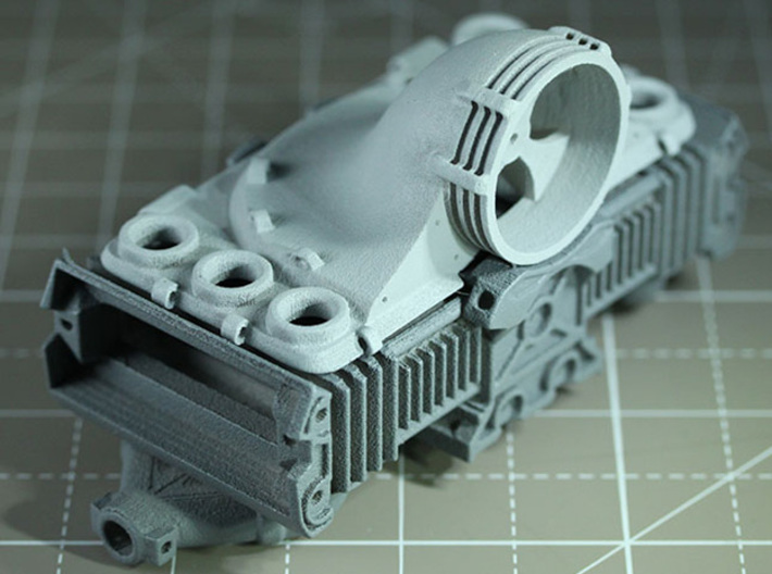 Sand Scorcher Fan Cowling 3d printed Fan Cowling shown fitted to the Engine Block (sold separately)