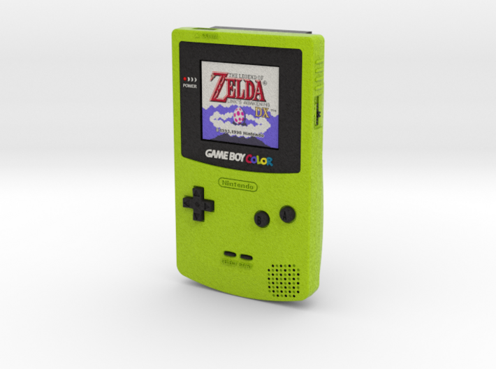 1:6 Nintendo Game Boy Color (Kiwi Zelda) 3d printed