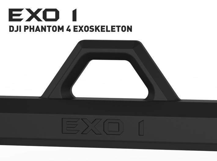 EXO 1 Search & Rescue Exoskeleton - Rail Support 3d printed 