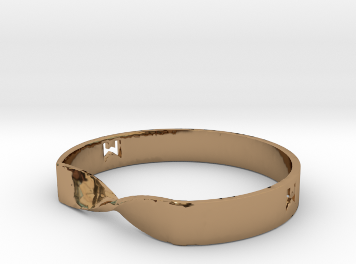MILOSAURUS Jewelry Mobius Strip Pendant 3d printed
