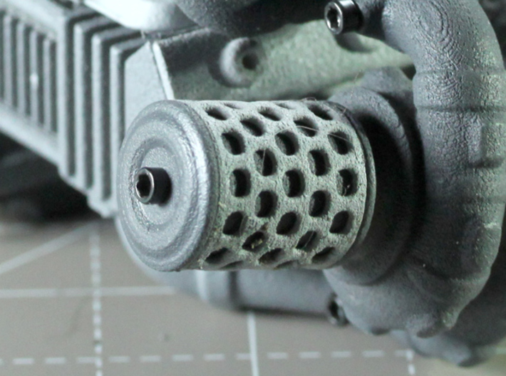 Sand Scorcher Air-filter Meshes 3d printed Air-filter Meshes, as part of the Twin Turbo Flat Six Engine Kit (other parts sold separately)