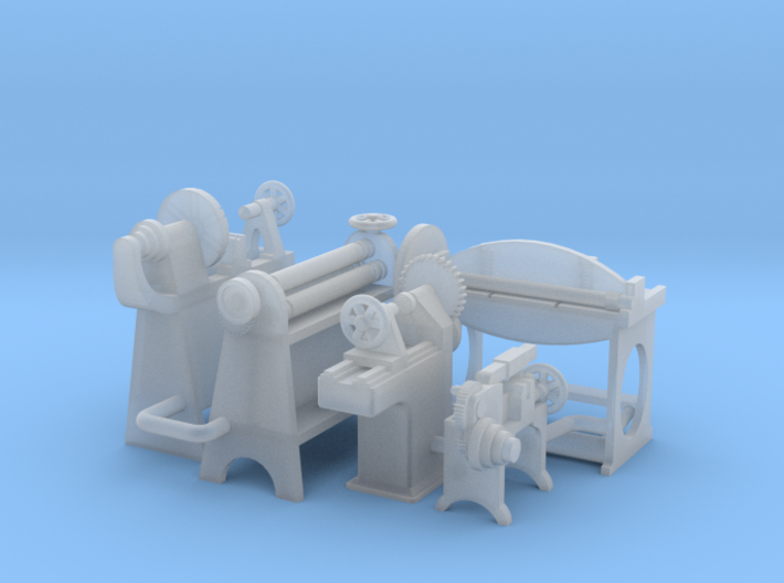 OO Scale Small Metal Working Machines 3d printed