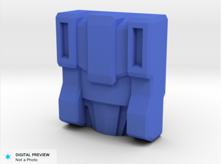 Slog Faceplate & Shell Kit (Titans Return) 3d printed Render of the Slog faceplate for a Titan Master figure,  included