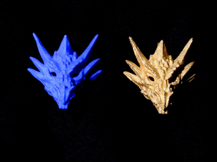 Plastic Umbral Dragon Pendant 3d printed 