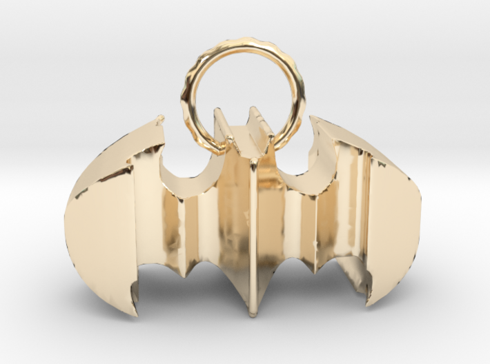 Batman keychain (or necklace ) 3d printed