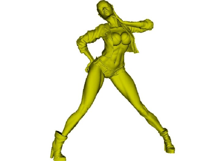 1/15 scale nose-art striptease dancer figure B 3d printed