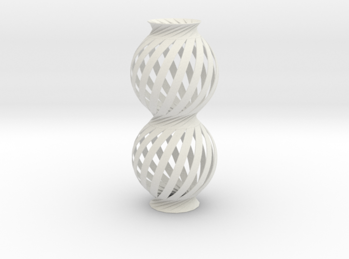 Lamp Ball Twist Spiral Column Small Scale 3d printed