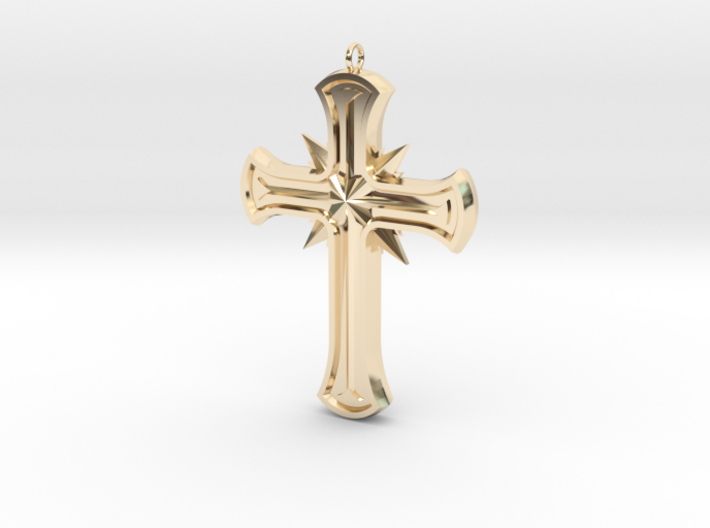 Gothic Cross 3d printed