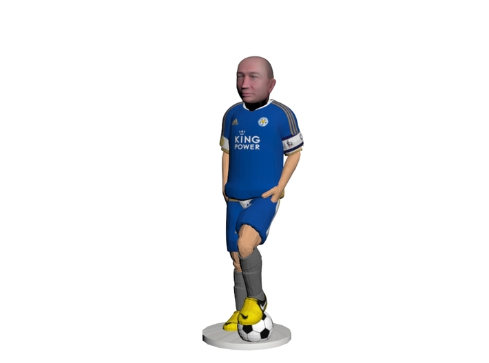 Personal Gift Footballer with your Face and Name 1 3d printed 