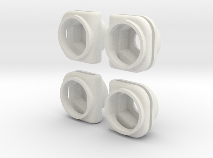 Ambulance Door Cover Inner Nut Mounting Clip 3d printed 