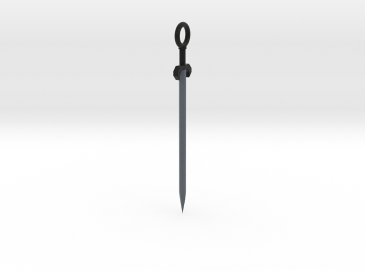 Sword Keychain 3d printed