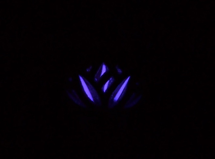 US7 Ring XXV: Tritium (Stainless Steel) 3d printed 